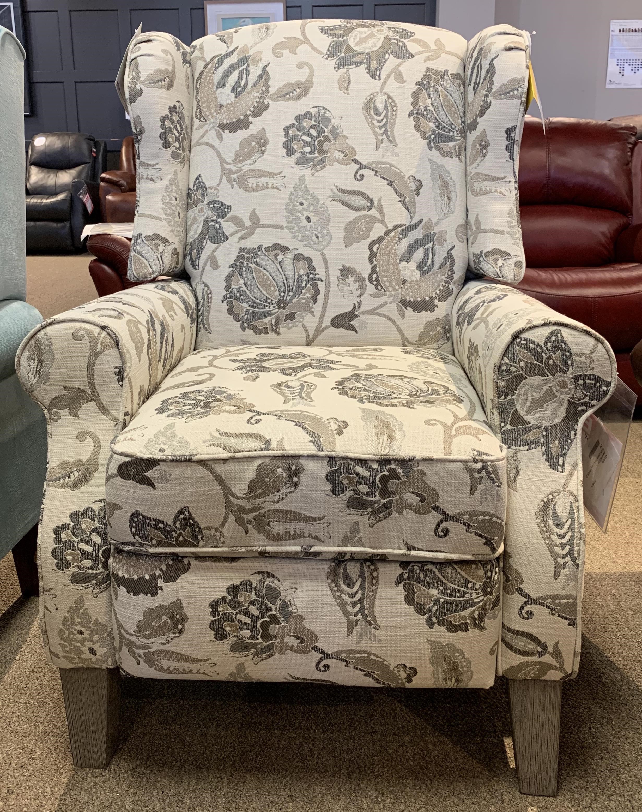 Best Home Furnishings Pushback Recliners Danielle High Leg Recliner